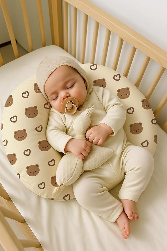 Nursing Pillow Covers 2 Pack, Breastfeeding Pillow Slipcovers Soft and Stretchy, Nursing Covers for Baby Girls Boys Newborn