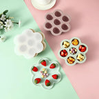 PandaEar 3 Pack Baby Food Freezer Tray with Lids, Silicone Baby Food Storage Container for Homemade Baby Food, Fruit, Purees & Breastmilk (Pink/Green/Linen)