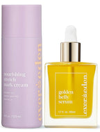 Evereden Mama Must-Have DUO - Golden Belly Stretch Mark Oil & Nourishing Stretch Mark Cream - Dermatologist-Developed Clean & Vegan Maternity Skin Care for Stretch Mark Reduction & Skin Hydration