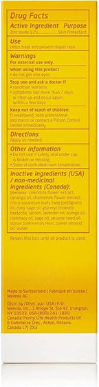 Weleda Baby Calendula Diaper Cream, 2.8 Fluid Ounce (Pack of 3), Plant Rich Protection with Calendula, Chamomile, Sweet Almond Oil, Lanolin and Zinc Oxide