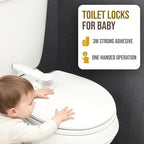 Toilet Locks Baby Proof (2 Pack) - Easy to Install, Use and Effective Toilet Baby Proofing