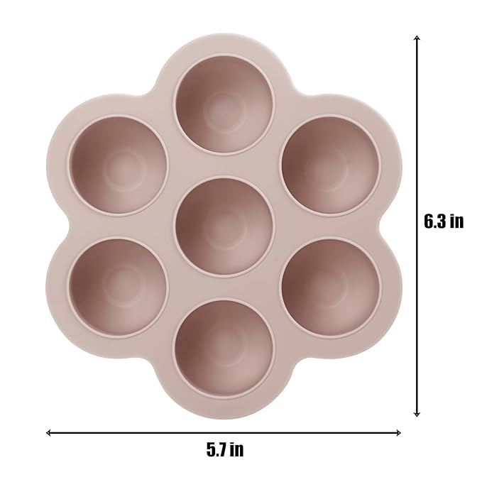 PandaEar 3 Pack Baby Food Freezer Tray with Lids, Silicone Baby Food Storage Container for Homemade Baby Food, Fruit, Purees & Breastmilk (Pink/Green/Linen)