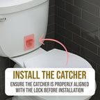 Toilet Locks Baby Proof (2 Pack) - Easy to Install, Use and Effective Toilet Baby Proofing