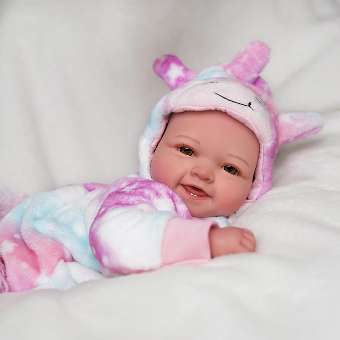 BABESIDE Baby Dolls, 17inch Realistic Baby Doll Girl Real Life Toys with Accessorries for 3+ Old Kids Realife Gifts Collection