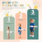 Baby Bath Support Stand Shower - Wall-Mounted Baby Shower Stand with Strong Suction Cups. Foldable Adjustable Baby Standing Support for Infants, Toddlers aged 8-36 Months. Soporte para Bañera de Bebé