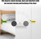 Kytasryl Door Pinch Guard, Baby Proofing Door Stoppers with 180° Rotating Self Adhesive Base, Children Anti-Pinch Door Stopper, Keep Finger Safe (3 PCS)