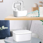 Zdolmy Wipes Dispenser, Wipe Holder for Baby, Refillable Wipe Container, Portable Press to Open, Non-Slip