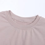 Baby Boys Girls Cotton T-Shirts 3Pack Solid Color Short Sleeve Tee Summer Crewneck Tops for Toddler Kids