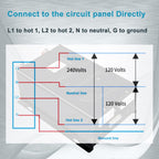 WZRELB 5000W 48V Pure Sine Wave Inverter,48 Volt DC to AC 120V 240V Split Phase Power Inverter,2*AC Hardwire Terminal,10KW Surge,High Efficiency up to 91.6%,Wireless Remote