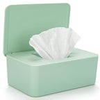 Baby Wipes Dispenser, Wipe Holder for Baby & Adult,Keeps Wet Tissue Fresh, Non-Slip Wipes Case, Flushable Wipe Container with Sealing Design Lid