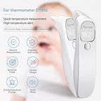 Berrcom Forehead and Ear Thermometer for Adults and Babies, Digital No-Touch Medical Thermometers with LED Display, 1s Instant Reading, Contactless Temperature Thermometer, Auto Shut-Off