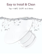 Momcozy Flange Insert 21mm Compatible with Momcozy M5. Original M5 Breast Pump Replacement Accessories, 1PC (21mm)