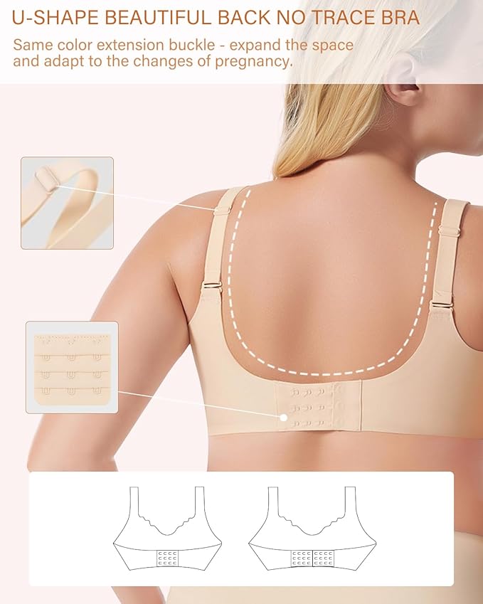 UHdod Nursing Bras for Breastfeeding, Maternity Bra for Pregnancy, Breastfeeding Bras for Women Maternity Bras for Women