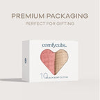 Comfy Cubs Muslin Burp Cloths 20" x 10", Pack of 10 - Large, 6-Layer, Ultra Absorbent 100% Cotton for Baby Drool and Messes - Soft, Safe & Gentle Baby Burp Cloths for Boys & Girls - Multi Girl