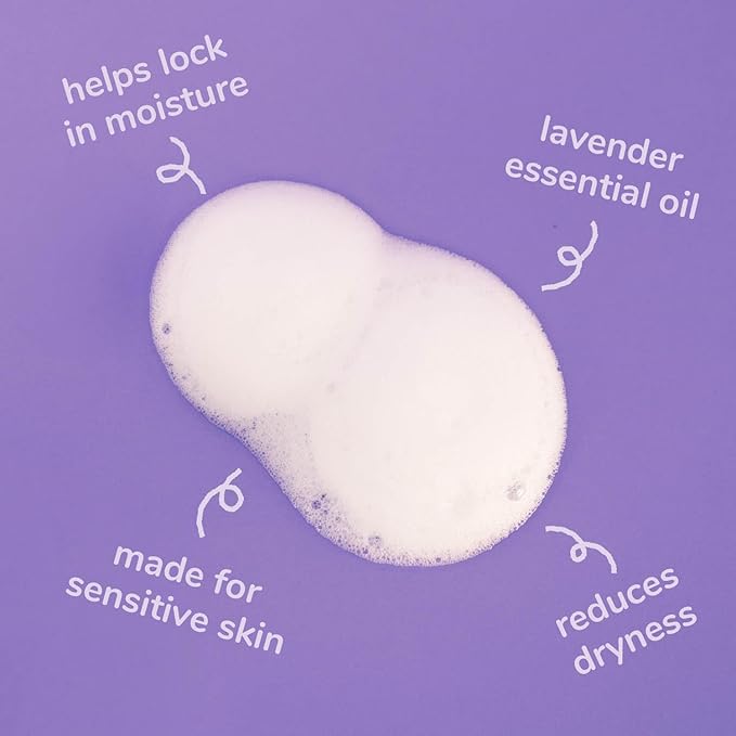 Arau Baby Foam Body Soap Refill, Lavendar Scent, Natural Plant Based Foaming Body Wash for Babies, Infants and Toddlers, Gentle on Sensitive Skin, No Artificial Fragrance or Additives, 15.21 Fl Oz