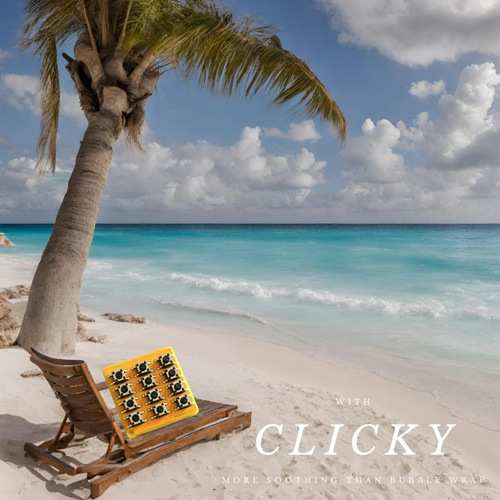 Clicky - Premium PCB Clickable Button Fidget Toy