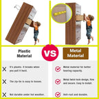 Anti Tip Furniture Anchors for Baby Pet Proofing,Furniture Wall Anchor Furniture Dresser Bookshelf Falling Prevention Device for Children (Yellow)