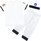 Toddler Kids Boys Royal Prince Charming Uniforms Baby Police Astronaut Outfit Halloween Prison Cosplay Costume