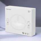 Silicone Baby Feeding Set, 2 Pack Divided Baby Plates with Suction, 2 Pack Spoons and Forks Set, BPA Free, Baby Led Weaning Supplies for Toddler Utensils Baby Feeding Essentials