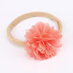 Baby Girl Headbands with Bows Soft Nylon Newborn Toddler Hairbands Handmade Baby Hair Accessories for Infant Girls Kids