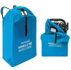 reperkid Large Stroller Bag for Airplane Travel, Blue, 47" H x 24" W x 15" D, Fits Most Large, Single, Double, Jogging Strollers – Premium Waterproof Cover, Adjustable Shoulder Straps