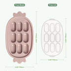 Haakaa Baby Popsicle Mold - Baby Food Maker & Breastmilk Teething Freezer Tray - BPA Free Silicone-Pink