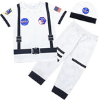 Toddler Kids Boys Royal Prince Charming Uniforms Baby Police Astronaut Outfit Halloween Prison Cosplay Costume