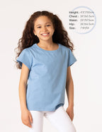 LAPASA Kids T-Shirts Short Sleeve (4 Pack) 100% Cotton Plain Top Tees Boy & Girl Unisex Toddler Children Tie Dye Summer K01