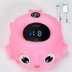 TKY Baby Bath Thermometer with Floating Toys - Digital Water & Room Temperature Monitor, Rechargeable Thermometer with Alerts for Newborn Bath Essentials, Infant Safety