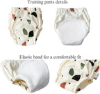 Baby Training Underpants,Soft Cotton Absorbent Potty Training Underwear For Baby Boys And Girls 6 Pack