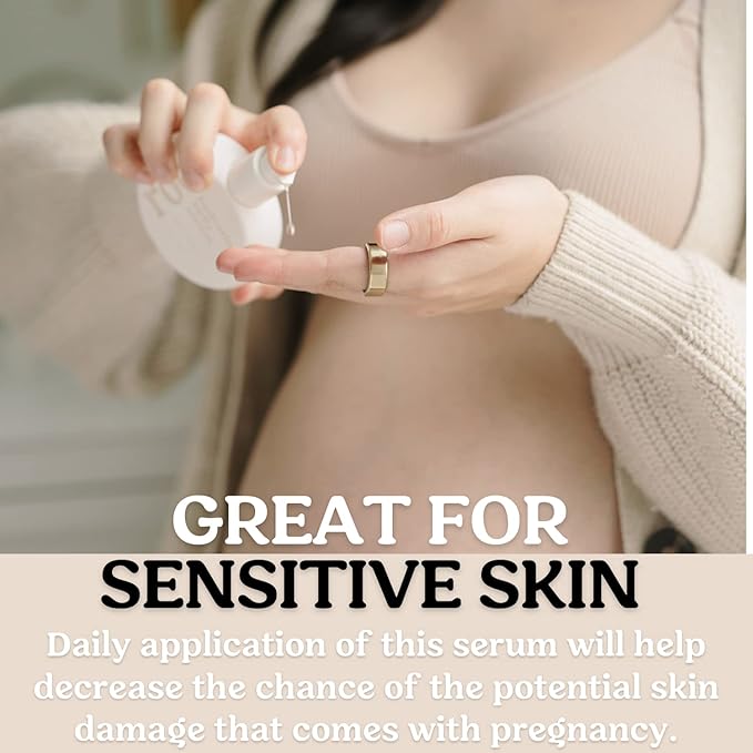 Roe Wellness Stretch Mark Belly Serum/Oil for Sensitive Skin with Long and Short-term Hydration, Increases Skin Elasticity and Firmness Reduce Stretch Marks (Belly Serum)