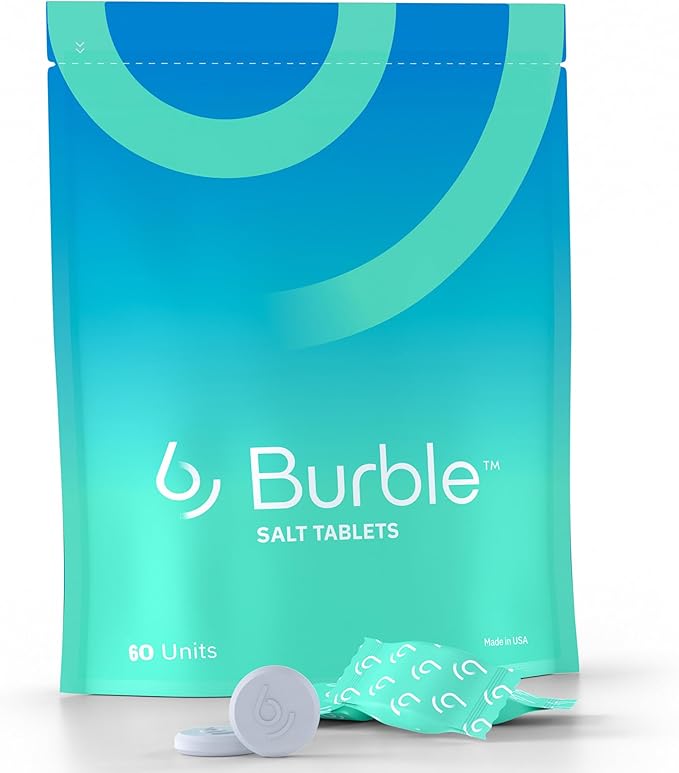 Nasal Rinse Salt Tablets, pH Balanced, A Better Alternative to Saline Packets for Fast Relief, Works with any Sinus Rinse Bottle or Burble Nasal Irrigation System, 60 count