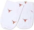 Three Little Anchors Texas Longhorns Burp Cloths 2pack