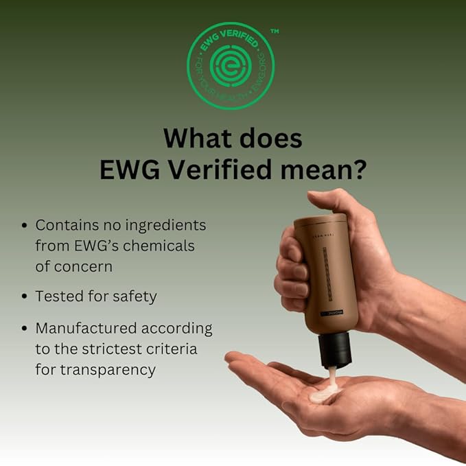 Mens Natural Body Wash - Ultra Hydrating, EWG Verified Clean Formula, Lavender Sands Scent, Sulfate-Free, Paraben-Free, Phthalates-Free, Gentle & Effective for Healthy Skin (10 oz)