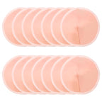 Nursing Pads Reusable, 14 Count Super Absorbent and Keep Dry Breast Pads for Leaking Milk Breastfeeding Moms Essentials (Beige,15cm/5.91in)