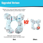 KAKIBLIN Baby Neck Pillow, Baby Travel Pillow, Baby Support Pillow,Upgraded Baby Neck Pillows for Car Seat Toddler Head and Neck Support Pillow for Car Seat, Pushchair(Unicorn)