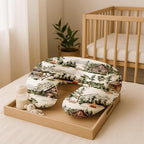 Nursing Pillow Covers 2 Pack, Breastfeeding Pillow Slipcovers Soft and Stretchy, Nursing Covers for Baby Girls Boys Newborn