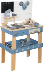 Wooden Tool Bench Toys for Kids Toddlers,Construction Workshop Tool Bench Toys, 51 Pieces Tool Playset with Play Tools Set for Girls & Boys Toddlers 3+