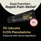 5% Lidocaine Rapid Hemorrhoid Soothing Cream, 2 oz, Maximum Strength for Fast Acting for Pain, Burning, Itching, Swelling & Discomfort.