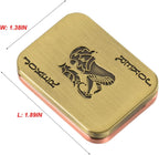 EDC Metal Fidget Slider Toys- Stress Relief EDC Fidget Slider Casual Metal Adult's Hand Toys Office Desk Toys Gifts Stress Toys for Adults(Poker-Joker)