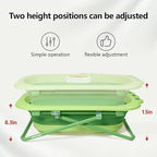 Beberoad Love Collapsible Baby Bathtub for Newborn to Toddler – Portable & Adjustable Infant Tub with Non-Slip Design, Space-Saving Bathtub for Travel & Home Use (Green)