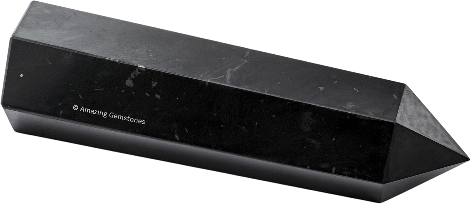 Amazing Gemstone Large Shungite Crystal Towers ~ Natural Healing Crystal Point Obelisk for Reiki Healing and Crystal Grid (5.5" to 6" INCH)