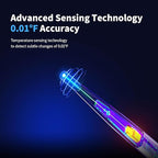 Boncare Rechargeable Digital Basal Thermometer for Ovulation & Body Temperature - Underarm Use Only for Fast Accurate Reading for Adults, Kids & Baby