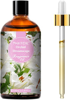 PHATOIL 3.38FL.OZ Orchid Dreamscape Fragrance Oils for Aromatherapy, Essential Oils for Diffusers for Home, Perfect for Diffuser, Yoga, Skin Care, DIY Candle and Soap Making - 100ml