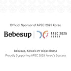 BEBESUP- Korea’s #1 Signature Eco Baby Wipes- 100% Plant-Based 99% Drinkable Water-Based Unscented Ultra-Thick Organic baby wipes Hypoallergenic for sensitive skin Flip-Top 560 Count (8 Packs)