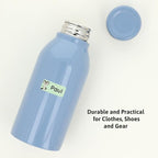 Personalized Name Labels for Kids (180) – Custom Waterproof & Durable Stickers for Clothing, Daycare, Office & School Supplies - Exotic Animals