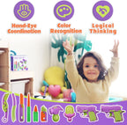 10 PCS Fidget Toy Set, with Fidget Gun and Fidget Knife,Fun Fidget Toys for Adults and Kids,Sensory Toys for Kids with Autism, ADHD, Anxiety Relief (10 Pcs Purple Set)