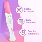 Easy@Home Ovulation & Pregnancy Test Kit: 50 Ovulation Test Strips + 3 Pregnancy Tests + 2 Collapsible Pee Cups - Accurate LH Surge Tracking & Early hCG Detection & Hygienic Home Use Urine Cup for TTC