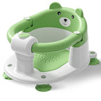 Baby Bath Seat for Babies 6 Months & Up, Toddler Bath Seats for Babies Sitting Up, Non-Slip Infant Bath Tub Chair with Suction Cups & Soft Cushion for Shower, Compact Toddler Bathtub Seat, Green