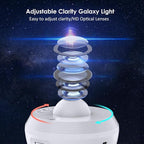 Elec3 Planetarium Star Projector, Meteor Galaxy Projector for Bedroom with 12 Slides Discs, Multicolor Light Effects, Nebula Projector Lamp Starry Sky Night Light Projector for Kids Teens Adults